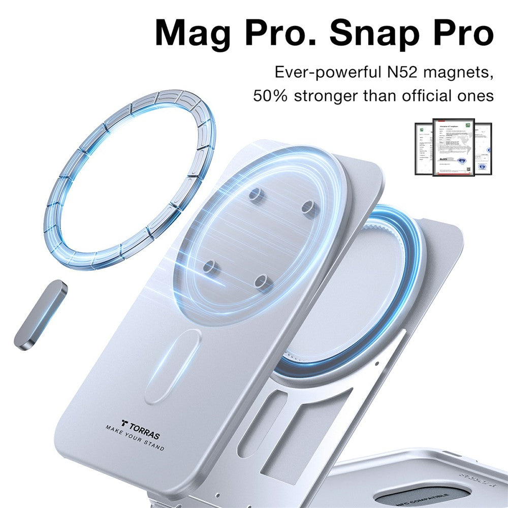MagSafe-Geldbörse, Torras, Minimalist Slim, Grau