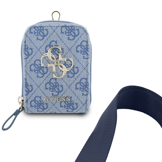 Portemonnee en Telefoonkoord Guess 4G Metalen Logo, Blauw