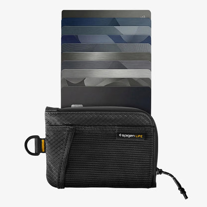 Spigen LF300 Portemonnee met RFID Bescherming, Zwart AFA11229