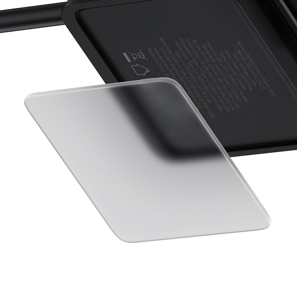 Rallonge Baseus PowerCombo US, 3 x Prises, Noir PSLR000101