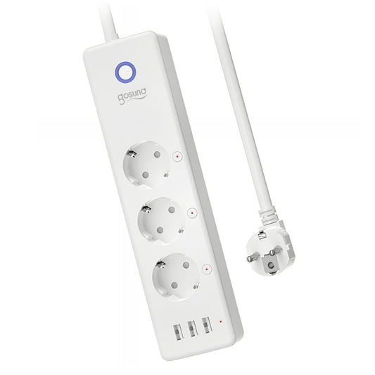 Multiprise Gosund P1 Plus, Wi-Fi, 3 x Schuko
