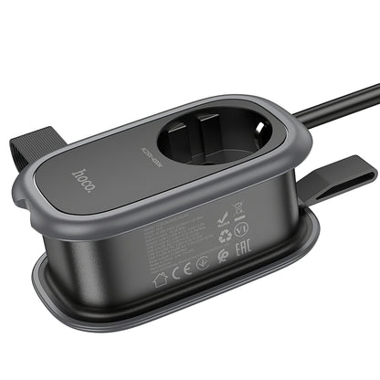 Chargeur réseau HOCO NS6, 2 x USB-A - 1 x USB-C - 1 x Schuko, Noir