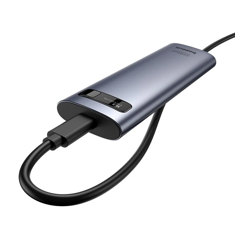 Baseus FlyJoy Series rack voor SSD SATA M.2 NVMe, Grijs B00760600811-02