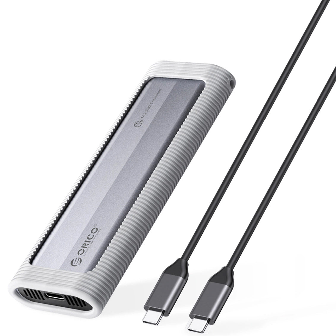 Orico AXM2S-G2 Gehäuse für M.2 NVMe / NGFF SSD, Grau