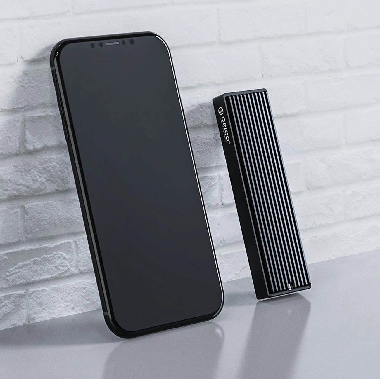 Orico M2PV-C3 behuizing voor M.2 NVMe SSD, Zwart