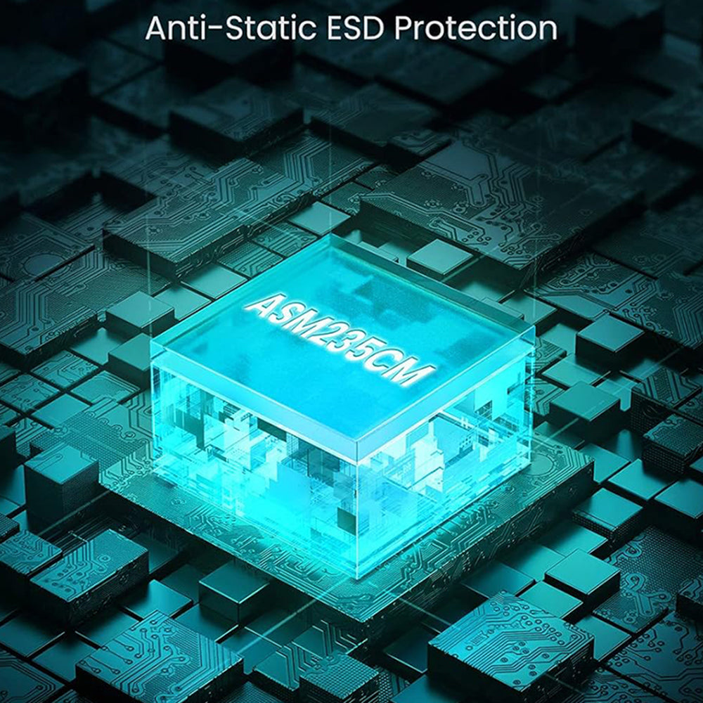 Rack UGREEN CM300 (70499) voor HDD / SSD SATA 2.5inch, USB-C, Gri