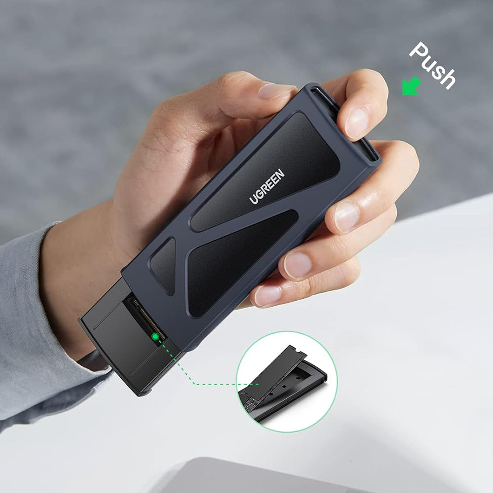 Rack UGREEN CM578 pour SSD M.2 NVMe, Gris