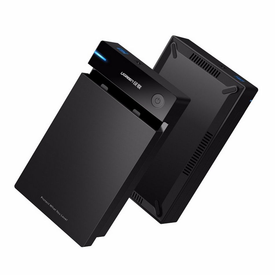 UGREEN US222 Rack voor HDD / SSD SATA 2.5 inch, Zwart