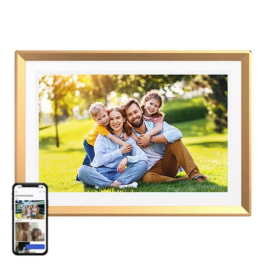 Cadre Photo Numérique Arzopa D10, Doré, Reconditionné