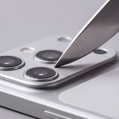 Cadre de protection pour caméra arrière Tech-Protect Camalloy Fit+ pour Apple iPhone 18 Pro Max, aluminium, argentée