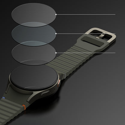 Ringke Styling Beschermingsframe voor Samsung Galaxy Watch7 40mm, Model 7, Zilverkleurig