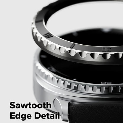 Ringke Premium Styling Beschermingsframe voor Samsung Galaxy Watch8 Classic, Zwart