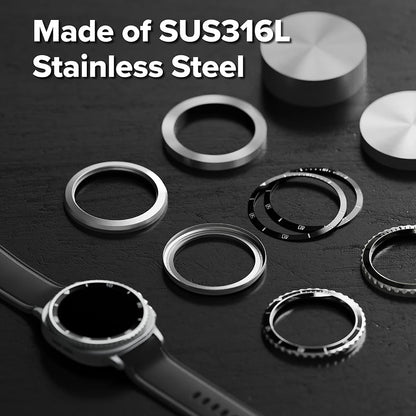 Ringke Premium Styling Beschermingsframe voor Samsung Galaxy Watch8 Classic, Zwart