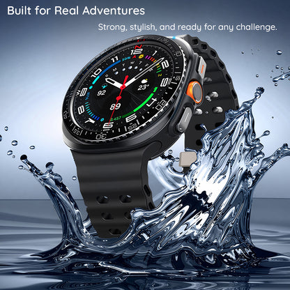 Spigen Tune Diver Schutzrahmen für Samsung Galaxy Watch Ultra2, Schwarz ACS11617