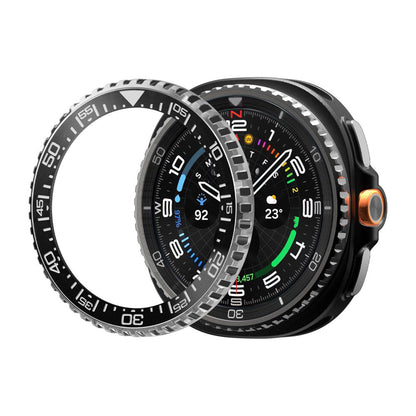 Spigen Tune Pro Diver Beschermingsframe voor Samsung Galaxy Watch8 Classic, Zwart
