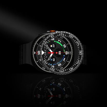 Spigen Tune Pro Diver Beschermingsframe voor Samsung Galaxy Watch8 Classic, Zwart