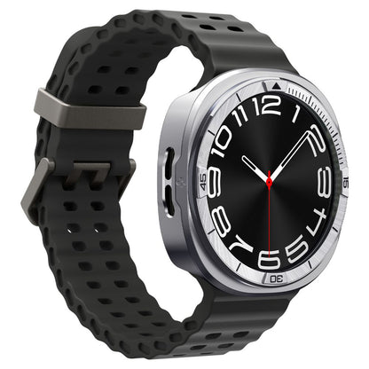 Spigen Tune Pro Pilot Beschermingsframe voor Samsung Galaxy Watch8 44mm, Zilver