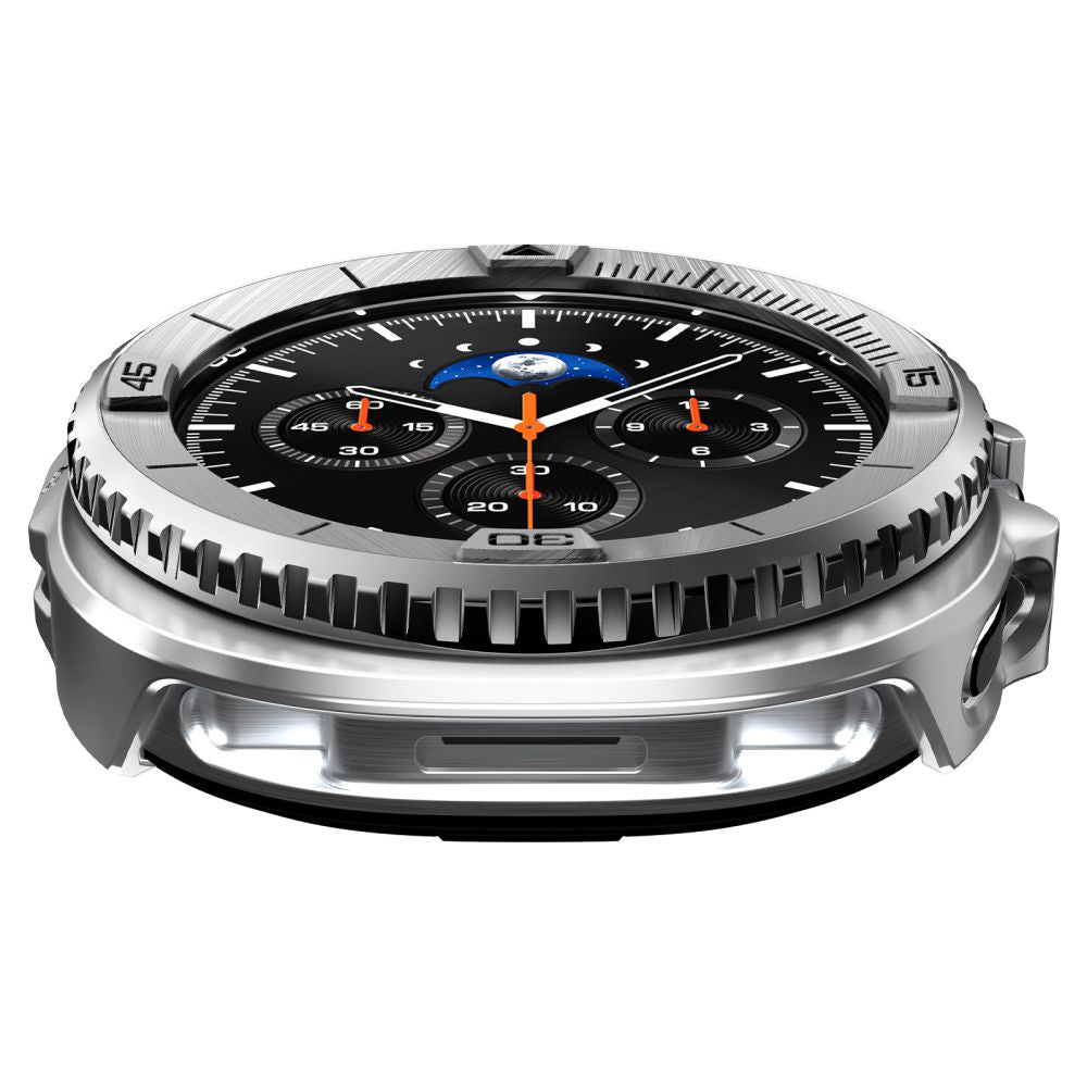 Cadre de protection Spigen Tune Pro Pilot pour Samsung Galaxy Watch8 Classic, Argenté ACS10017
