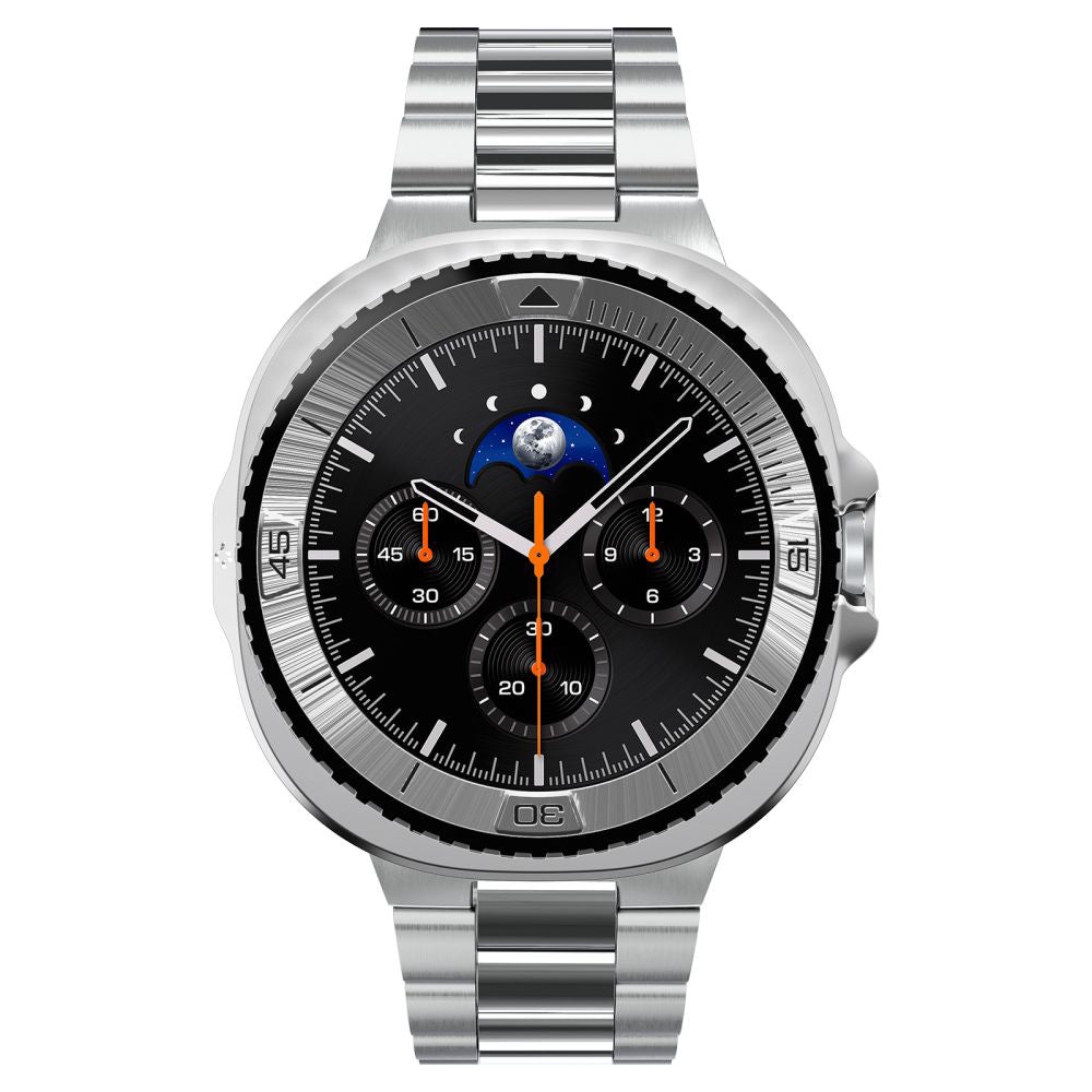 Cadre de protection Spigen Tune Pro Pilot pour Samsung Galaxy Watch8 Classic, Argenté ACS10017