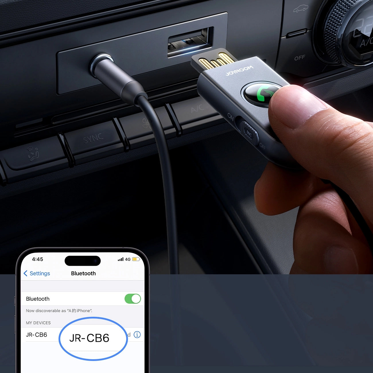 Bluetooth-Empfänger Joyroom JR-CB6