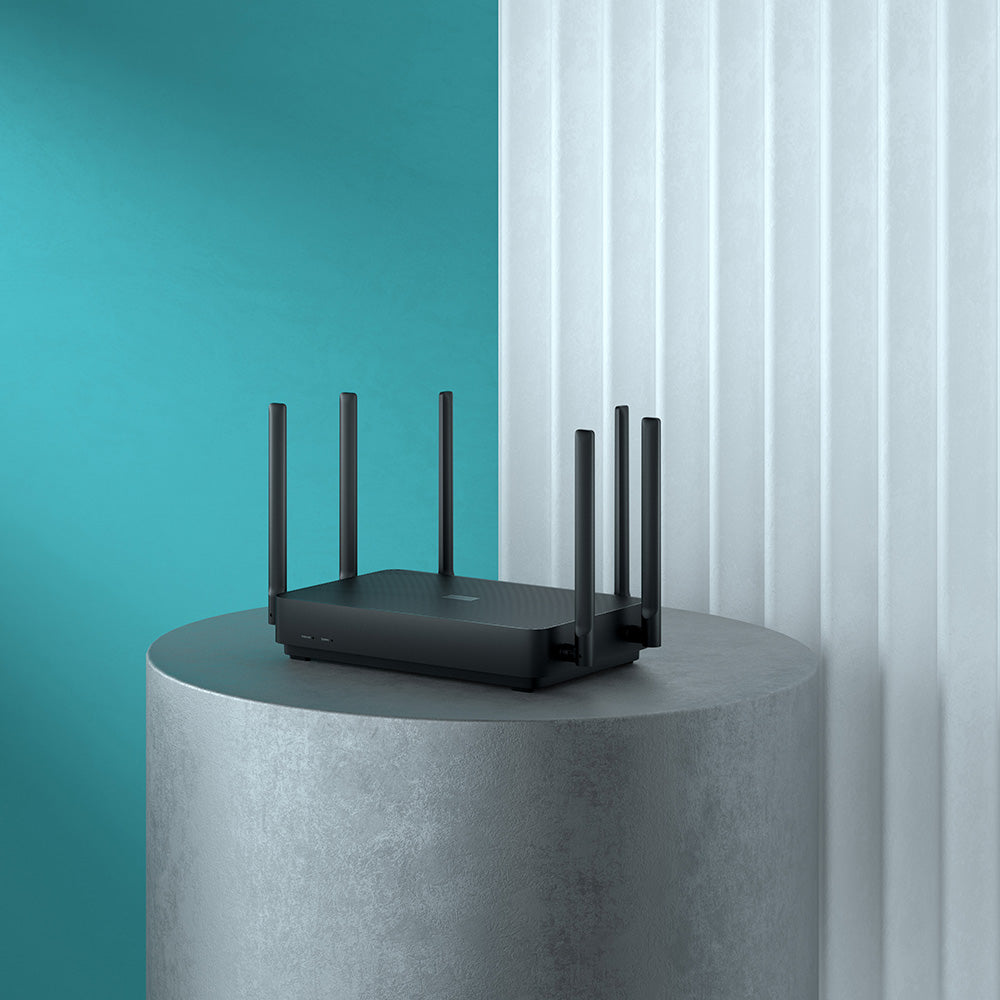 Xiaomi AX3200 draadloze router, Dual Band, Wi-Fi 6, zwart DVB4314GL DVB4314GL 