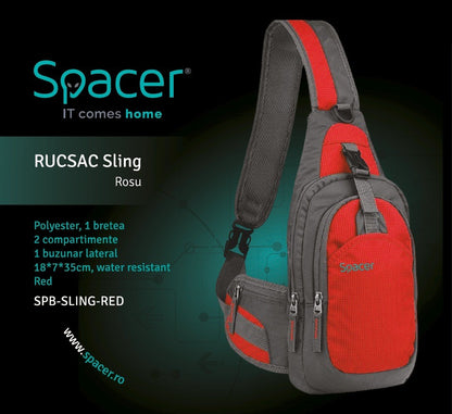 Sac à dos Spacer Sling pour tablette max. 8 pouces, Rouge
