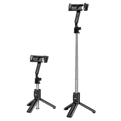 Selfie Stick Bluetooth Borofone BY14 Graceful, 4,5 pouces - 7 pouces, Noir