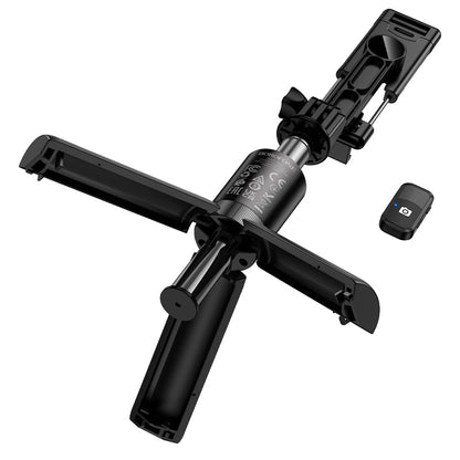 Selfie Stick Bluetooth Borofone BY14 Graceful, 4,5 pouces - 7 pouces, Noir