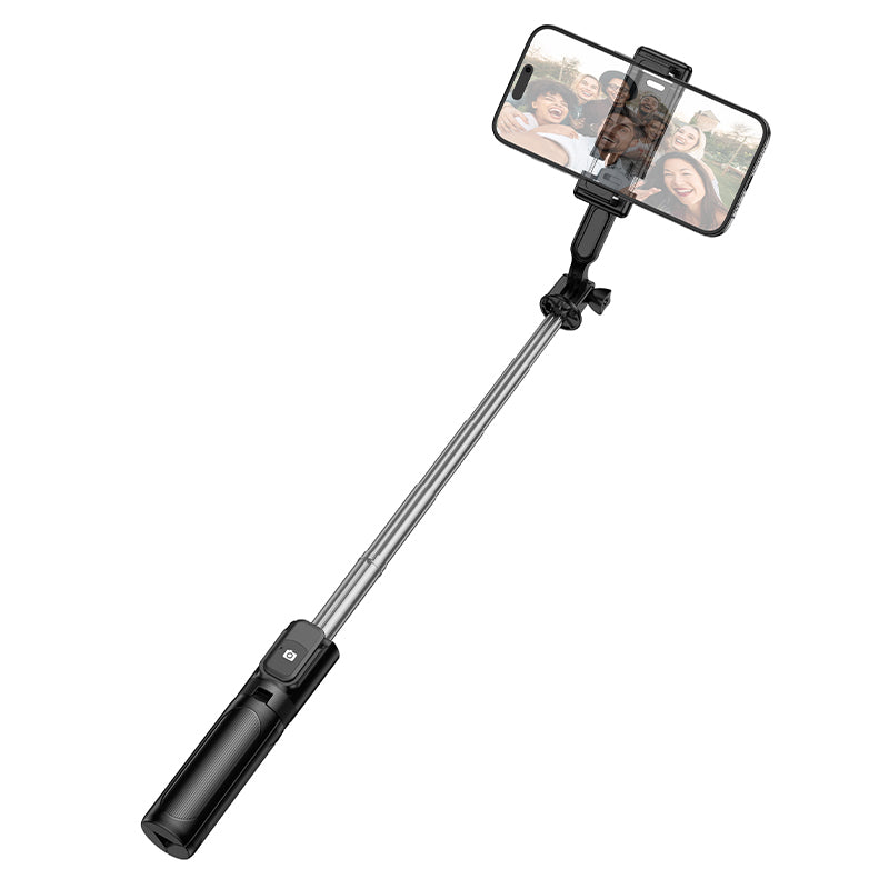 Selfie Stick Bluetooth Borofone BY14 Graceful, 4,5 pouces - 7 pouces, Noir