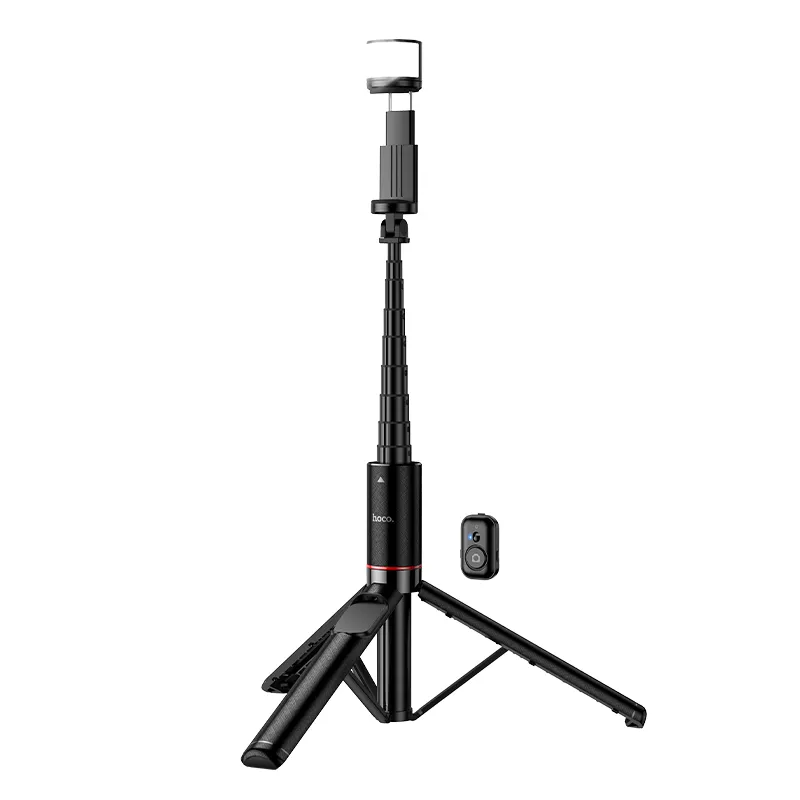 Selfie Stick Bluetooth HOCO K34, 4,5 pouces - 7 pouces, Noir