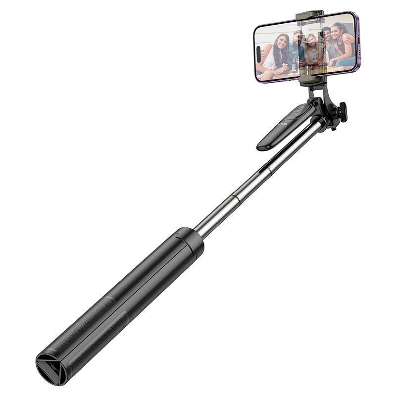 Selfie Stick Bluetooth HOCO K19 Soul Live Broadcast, Universeel, Zwart 