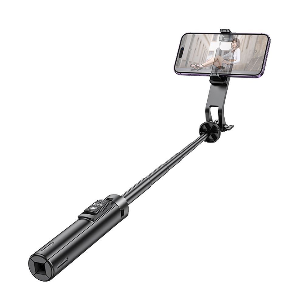 HOCO K21 Bluetooth Selfie Stick, Universeel, Zwart 