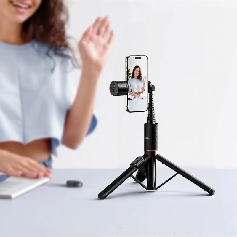 Selfie Stick Bluetooth HOCO K34, 4,5 pouces - 7 pouces, Noir