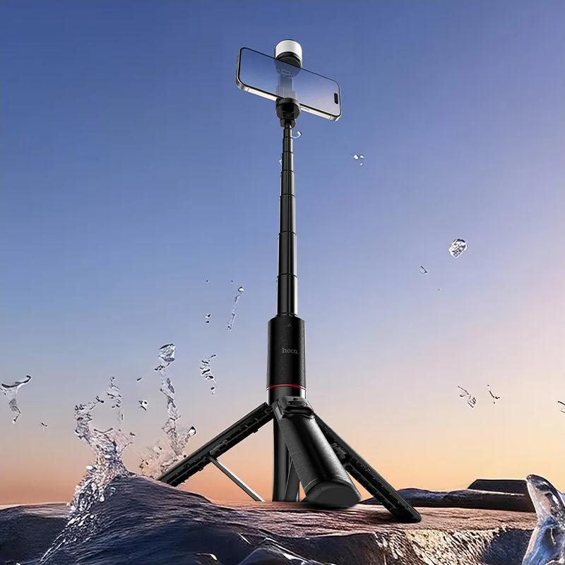 Selfie Stick Bluetooth HOCO K34, 4,5 pouces - 7 pouces, Noir