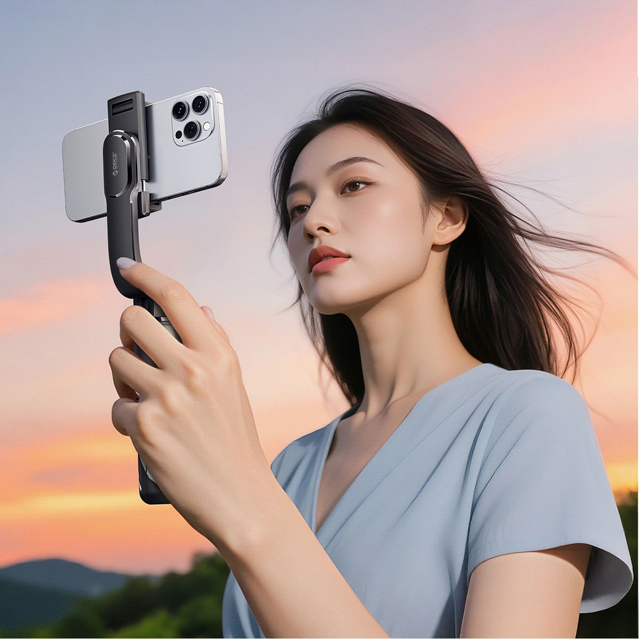 Selfie-Stick Bluetooth Orico SPV100, Universal, Schwarz