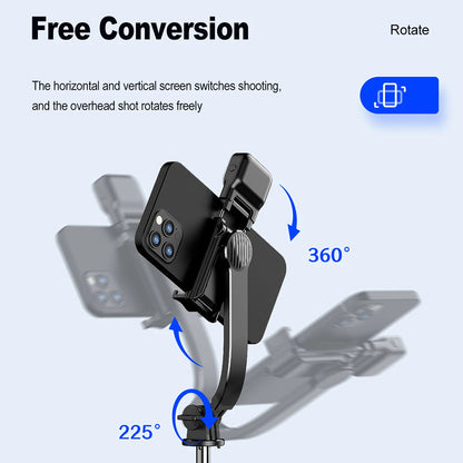 Selfie Stick Bluetooth Techsuit C01s, Universeel, Zwart