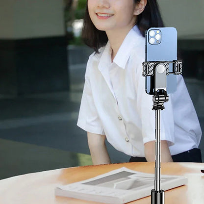 Selfie Stick Bluetooth Techsuit K03, Universeel, Zwart