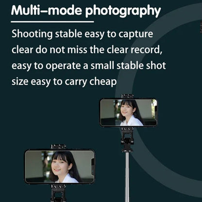 Selfie Stick Bluetooth Techsuit K03, Universeel, Zwart