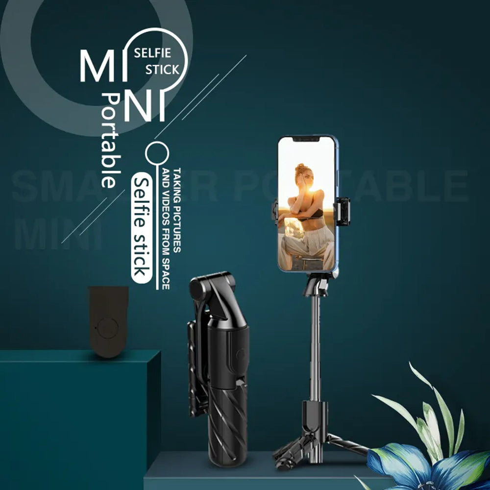 Selfie Stick Bluetooth Techsuit K03, Universeel, Zwart