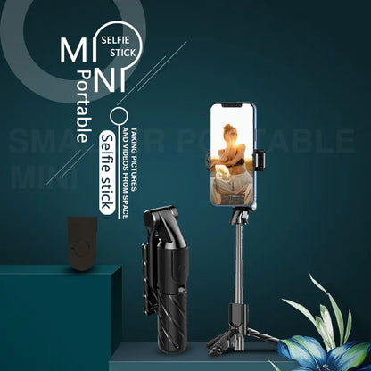 Selfie Stick Bluetooth Techsuit K03, Universeel, Zwart