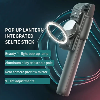 Perche à selfie Bluetooth Techsuit K13, Universelle, Noire