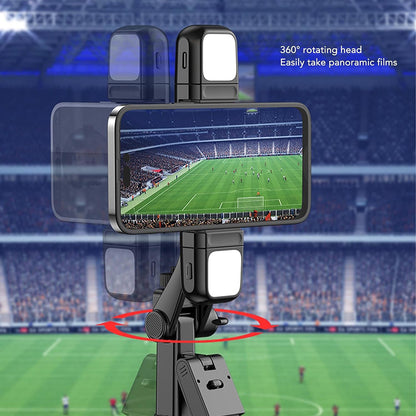 Selfie Stick Bluetooth Techsuit K30S, Universeel, Zwart