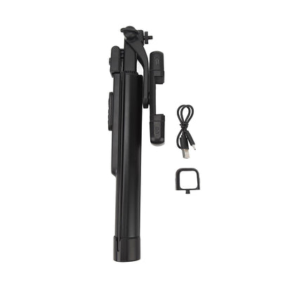 Selfie Stick Bluetooth Techsuit K30S, Universeel, Zwart