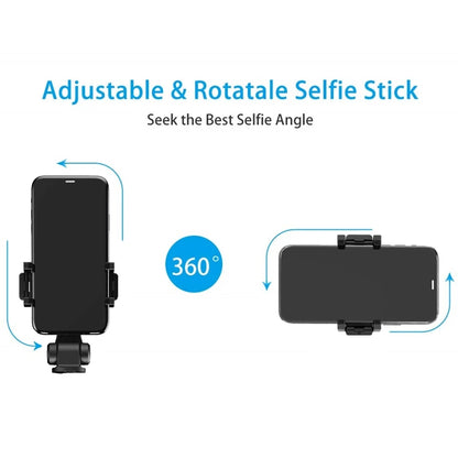 Selfie Stick Bluetooth Techsuit L01, Universeel, Zwart