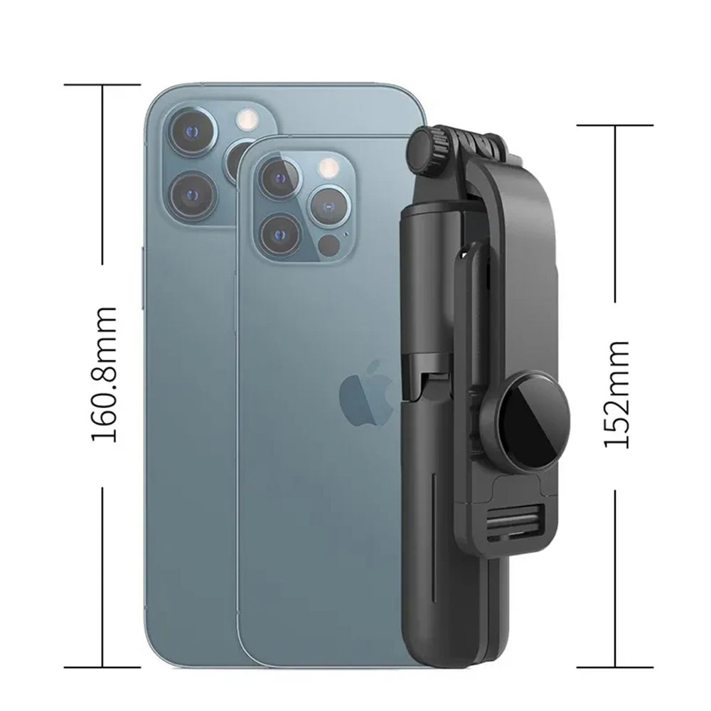 Selfie Stick Bluetooth Techsuit L11, Universeel, Zwart