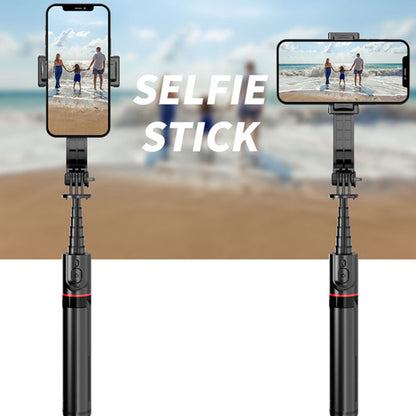 Selfie Stick Bluetooth Techsuit L12, Universeel, Zwart