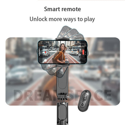 Selfie Stick Bluetooth Techsuit Q09, Universal, Black