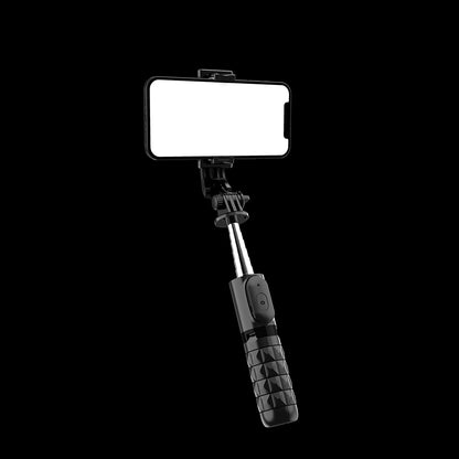 Selfie Stick Bluetooth Techsuit Q11, Universal, Black