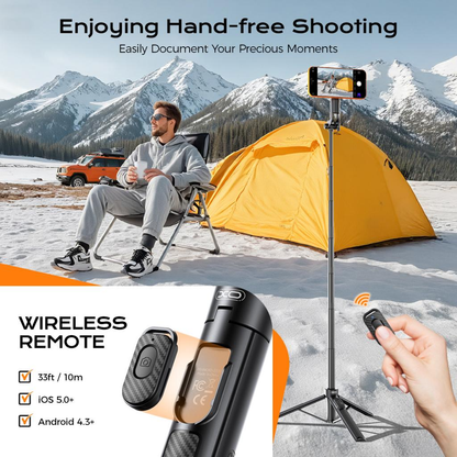 Selfie Stick Bluetooth XO Design SS30, Universeel, Zwart