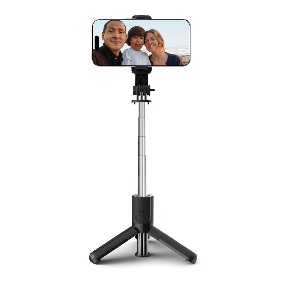 Selfie Stick Bluetooth Tech-Protect L02S, Universeel, Zwart 